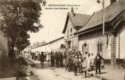 Héricourt (Haute-Saône) - Sortie des Usines. © Région Bourgogne-Franche-Comté, Inventaire du patrimoine