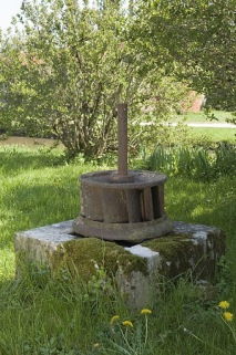 Elément de la turbine (déposé en 1980). © Région Bourgogne-Franche-Comté, Inventaire du patrimoine