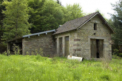 Bâtiment d'eau (local des turbines). © Région Bourgogne-Franche-Comté, Inventaire du patrimoine
