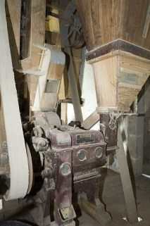 Brosse à blé Lhuillier (1er étage). © Région Bourgogne-Franche-Comté, Inventaire du patrimoine