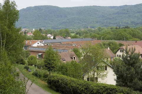 Vue plongeante depuis le nord-ouest. © Région Bourgogne-Franche-Comté, Inventaire du patrimoine