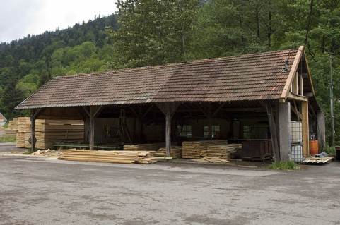 Magasin industriel. © Région Bourgogne-Franche-Comté, Inventaire du patrimoine