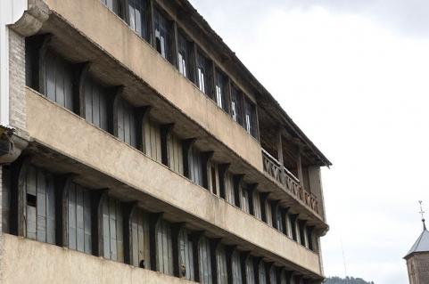 Atelier de fabrication primitif. Détail des encorbellements. © Région Bourgogne-Franche-Comté, Inventaire du patrimoine