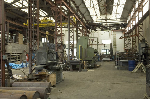 Atelier de mécanique. Vue intérieure. © Région Bourgogne-Franche-Comté, Inventaire du patrimoine