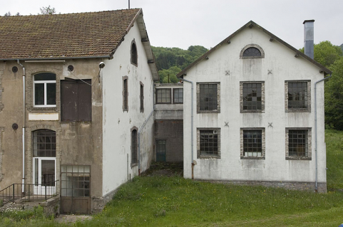 Pignons de la réception et de l'atelier de tissage. © Région Bourgogne-Franche-Comté, Inventaire du patrimoine