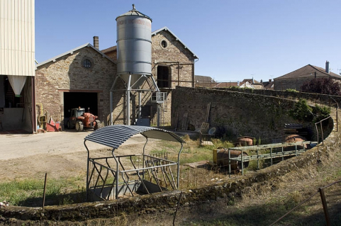 Vue d'ensemble depuis le sud. © Région Bourgogne-Franche-Comté, Inventaire du patrimoine