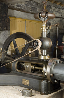 Machine à vapeur Diebold et Michel (Nancy). Détail. © Région Bourgogne-Franche-Comté, Inventaire du patrimoine