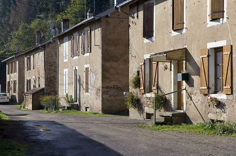 Enfilade de façades. © Région Bourgogne-Franche-Comté, Inventaire du patrimoine