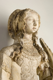 Buste de trois quarts gauche. © Région Bourgogne-Franche-Comté, Inventaire du patrimoine