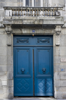 Détail du portail d'entrée sur rue. © Région Bourgogne-Franche-Comté, Inventaire du patrimoine