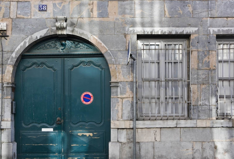Détail du portail d'entrée. © Région Bourgogne-Franche-Comté, Inventaire du patrimoine