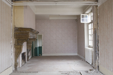 Vue d'ensemble d'une cheminée d'une pièce du premier étage. © Région Bourgogne-Franche-Comté, Inventaire du Patrimoine