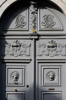 Vue d'ensemble des vantaux du portail d'entrée. © Région Bourgogne-Franche-Comté, Inventaire du Patrimoine