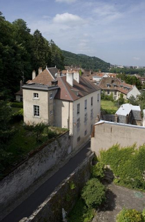 Vue d'ensemble depuis les locaux du CRDP. © Région Bourgogne-Franche-Comté, Inventaire du Patrimoine