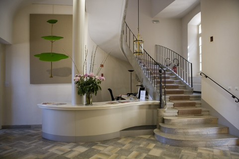 Vue d'ensemble du hall d'entrée. © Région Bourgogne-Franche-Comté, Inventaire du Patrimoine