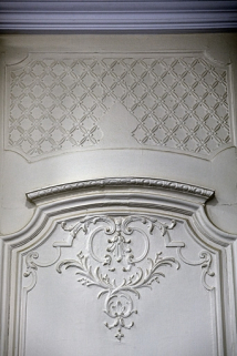 Intérieur : détail d'un lambris d'un ancien cabinet. © Région Bourgogne-Franche-Comté, Inventaire du Patrimoine