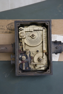 Détail de la partie transmission du capteur. © Région Bourgogne-Franche-Comté, Inventaire du patrimoine