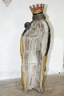 Vierge à l'Enfant : vue du revers. © Région Bourgogne-Franche-Comté, Inventaire du patrimoine