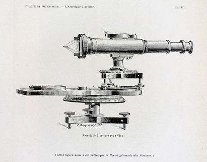 [Astrolabe à prisme type Vion], 1910. © Région Bourgogne-Franche-Comté, Inventaire du patrimoine