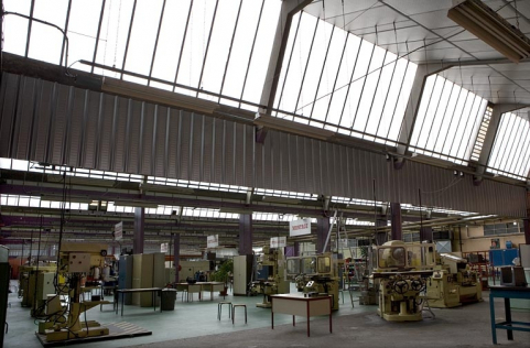 Bâtiment B. Atelier section technologique. © Région Bourgogne-Franche-Comté, Inventaire du patrimoine