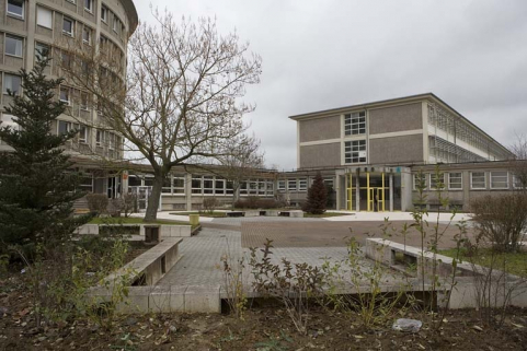 Vue entrée visiteurs. © Région Bourgogne-Franche-Comté, Inventaire du patrimoine