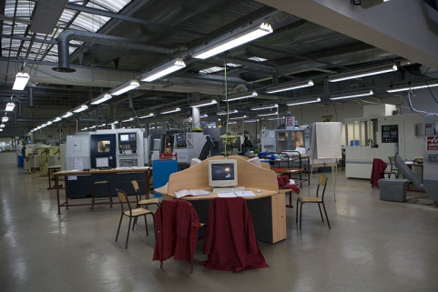 Site récent, atelier de microtechnique : intérieur. © Région Bourgogne-Franche-Comté, Inventaire du patrimoine Site récent, atelier de microtechnique : intérieur. © Région Bourgogne-Franche-Comté, Inventaire du patrimoine