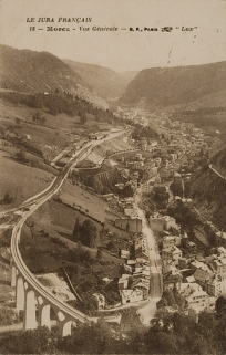 Morez - Vue générale, entre 1912 et 1926. © Région Bourgogne-Franche-Comté, Inventaire du patrimoine Morez - Vue générale, entre 1912 et 1926. © Région Bourgogne-Franche-Comté, Inventaire du patrimoine