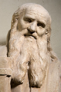 Détail : le visage. © Région Bourgogne-Franche-Comté, Inventaire du patrimoine