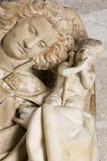 Détail : âme de l'abbé de Amé de Chalon, vue de face. © Région Bourgogne-Franche-Comté, Inventaire du patrimoine