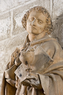 Détail : buste, vue de trois quart droit. © Région Bourgogne-Franche-Comté, Inventaire du patrimoine