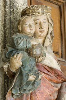 Buste de la Vierge à l'Enfant. © Région Bourgogne-Franche-Comté, Inventaire du patrimoine
