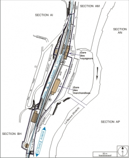 Plan-masse d'ensemble. © Région Bourgogne-Franche-Comté, Inventaire du patrimoine