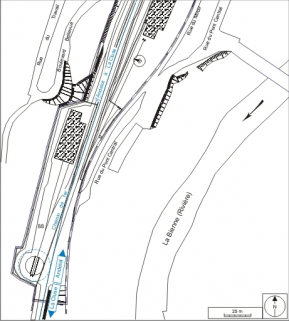 Plan-masse et de situation. © Région Bourgogne-Franche-Comté, Inventaire du patrimoine