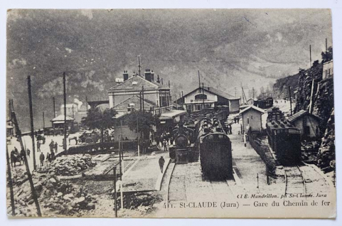 411. St-Claude (Jura) - Gare du Chemin de fer, 1er quart 20e siècle. © Région Bourgogne-Franche-Comté, Inventaire du patrimoine