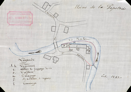 Usine de la papeterie. © Région Bourgogne-Franche-Comté, Inventaire du patrimoine