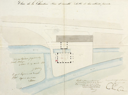 Usine de la Chaudeau. Plan d'ensemble. © Région Bourgogne-Franche-Comté, Inventaire du patrimoine Usine de la Chaudeau. Plan d'ensemble. © Région Bourgogne-Franche-Comté, Inventaire du patrimoine