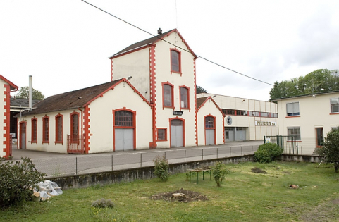 Bâtiments industriels. Vue de trois quarts gauche. © Région Bourgogne-Franche-Comté, Inventaire du patrimoine