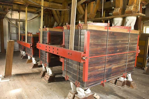 Troisième étage. Plansichters des Anciens Ets Schneider-Jacquet. © Région Bourgogne-Franche-Comté, Inventaire du patrimoine