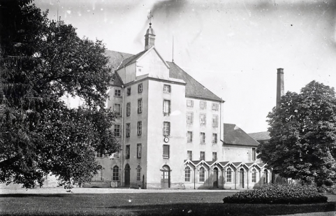 Elévation ouest de l'ancienne filature. © Région Bourgogne-Franche-Comté, Inventaire du patrimoine