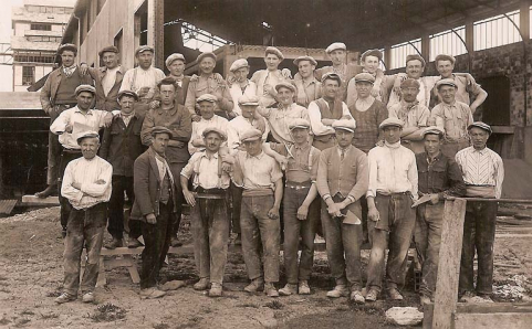 Ouvriers de l'entreprise Cilia [ ?]. © Région Bourgogne-Franche-Comté, Inventaire du patrimoine