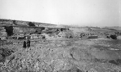 Vue d'ensemble de la carrière de schiste. © Région Bourgogne-Franche-Comté, Inventaire du patrimoine