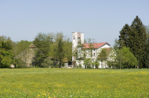 Vue d'ensemble depuis l'ouest. © Région Bourgogne-Franche-Comté, Inventaire du patrimoine