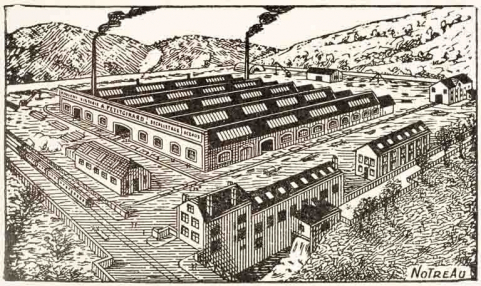 Vue générale des usines. © Région Bourgogne-Franche-Comté, Inventaire du patrimoine