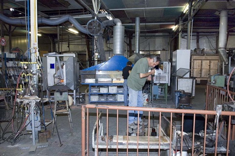 Atelier verrerie main. Vue d'ensemble depuis l'ouest. © Région Bourgogne-Franche-Comté, Inventaire du patrimoine