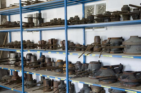 Magasin à moules en fonte. © Région Bourgogne-Franche-Comté, Inventaire du patrimoine