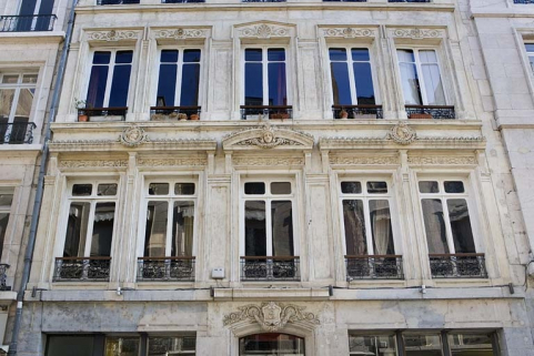 Vue d'ensemble de la façade sur rue, de face. © Région Bourgogne-Franche-Comté, Inventaire du Patrimoine