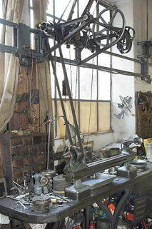 Tour horizontal Waltham (B) et sa transmission. © Région Bourgogne-Franche-Comté, Inventaire du patrimoine