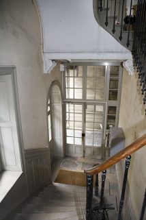 Vue de l'escalier droit. © Région Bourgogne-Franche-Comté, Inventaire du Patrimoine