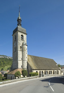 Vue de la tour-clocher. © Région Bourgogne-Franche-Comté, Inventaire du patrimoine
