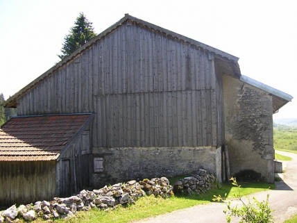 Le pignon nord-est et l'appentis. © Région Bourgogne-Franche-Comté, Inventaire du patrimoine